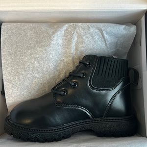 Mini Foot Print Combat Boots